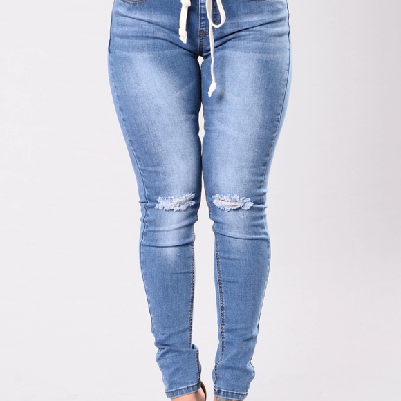 Fashion nova joggers jeans stretchy - Picture 2 of 8